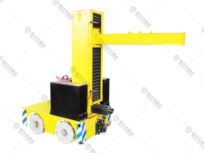 遙控吊裝式麥克納姆輪電動(dòng)搬運(yùn)車試機(jī)成功